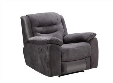 Cadira de sofà reclinable de tela gris